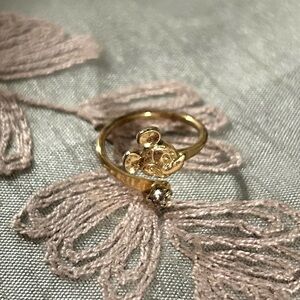 Vintage 1988 Disney Mickey Mouse Ring with Diamond-14k Gold